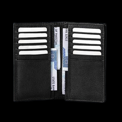 Premium large wallet black shade