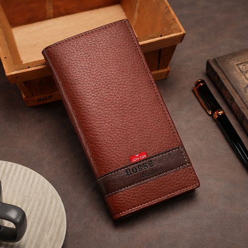 Tarz Luxe Contrast Band Executive Long Wallet