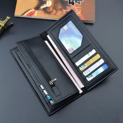 Tarz Luxe Contrast Band Executive Long Wallet