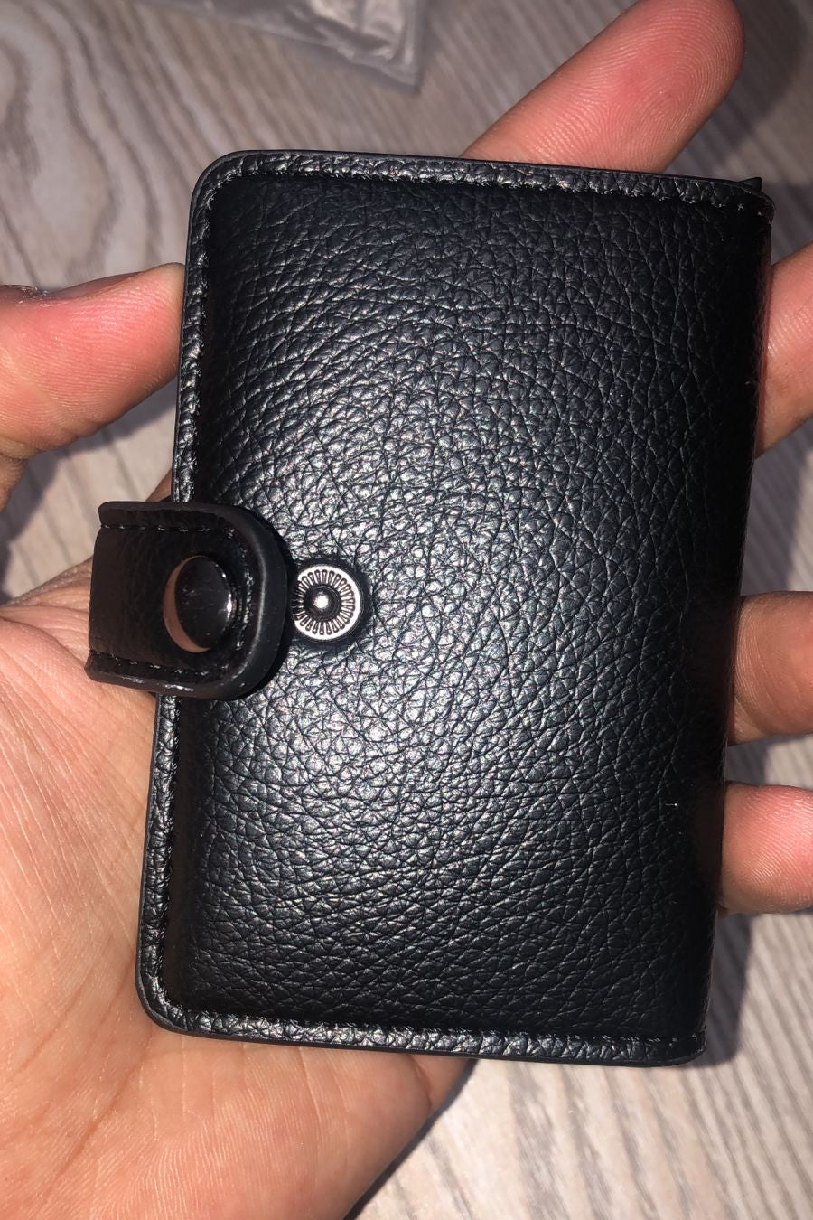 Tarz Luxe Slim Metallic Pop-Up Card Holder