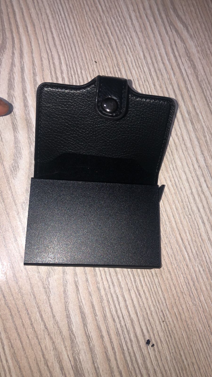 Tarz Luxe Slim Metallic Pop-Up Card Holder