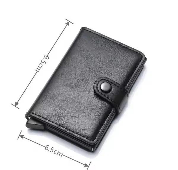 Tarz Luxe Slim Metallic Pop-Up Card Holder