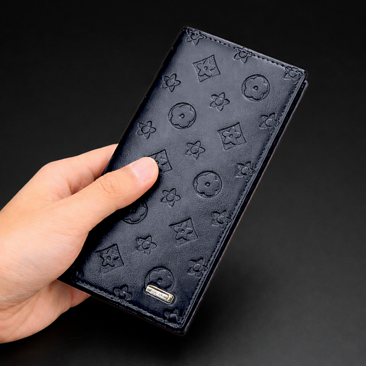 Tarz Luxe Monogram Luxe Zip Around Long Wallet