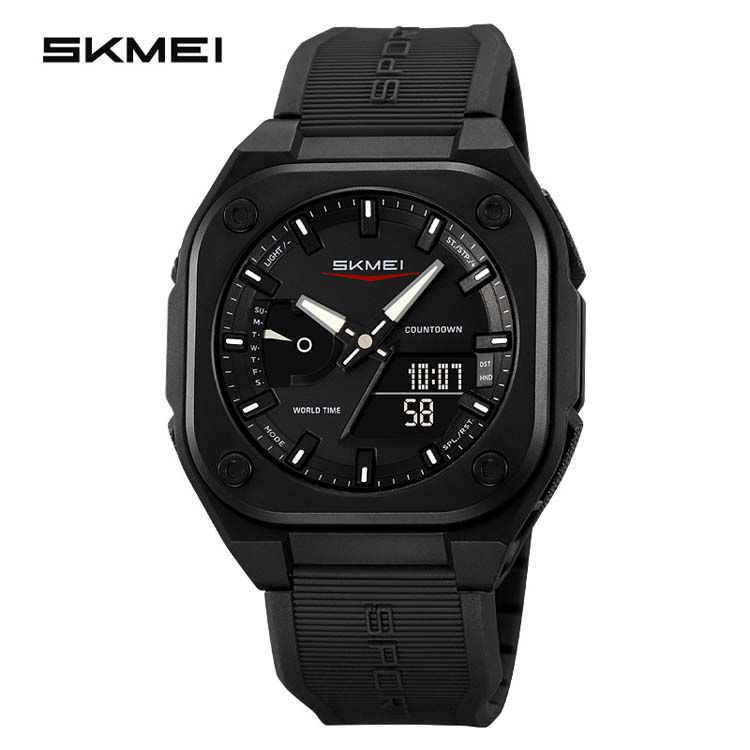 Tarz Luxe KMEI Original Men’s World Timer Analog-Digital Sports Watch