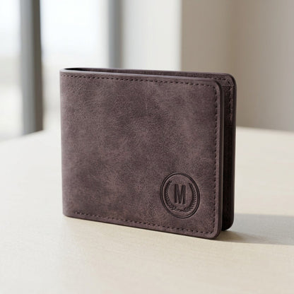 M-Design Soft Leather Bifold Wallet – Light Brown Edition | Tarz Luxe