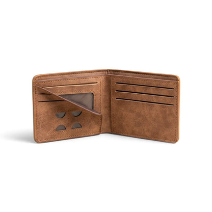 M-Design Soft Leather Bifold Wallet – Light Brown Edition | Tarz Luxe