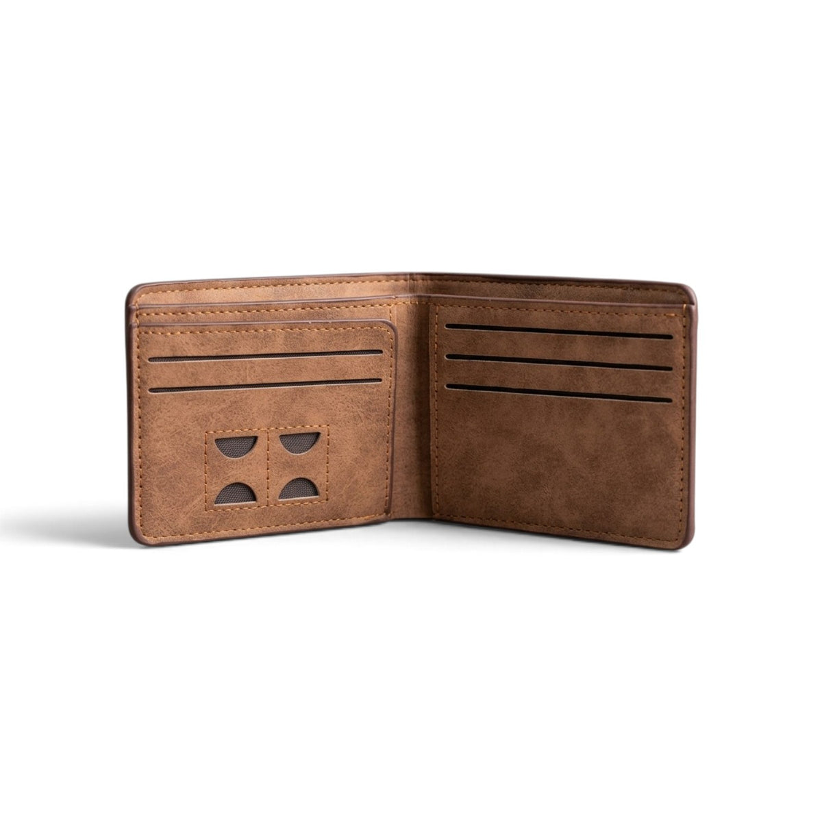 M-Design Soft Leather Bifold Wallet – Light Brown Edition | Tarz Luxe