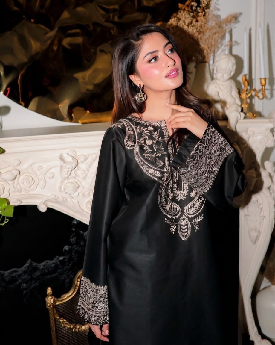Tarz Luxe – Luxury Pure Shamoze Silk 2-Piece Ensemble