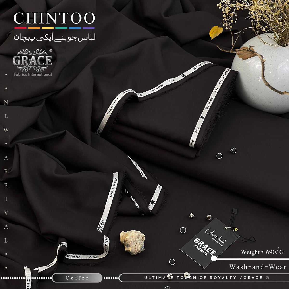Tarz Luxe - Chintoo By Grace Wash 'n Wear | Premium Executive Fabric