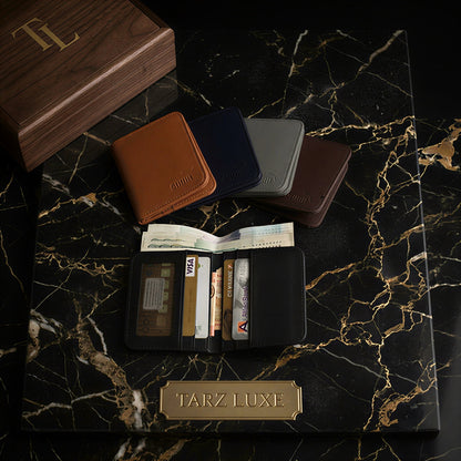 Tarz Luxe Premium Smart Wallet – Lightweight Compact Card Holder & Cash Organizer for Men & Women