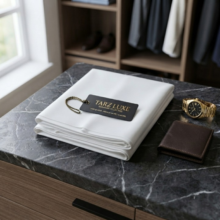 Tarz Luxe Signature Wash & Wear - Pristine White