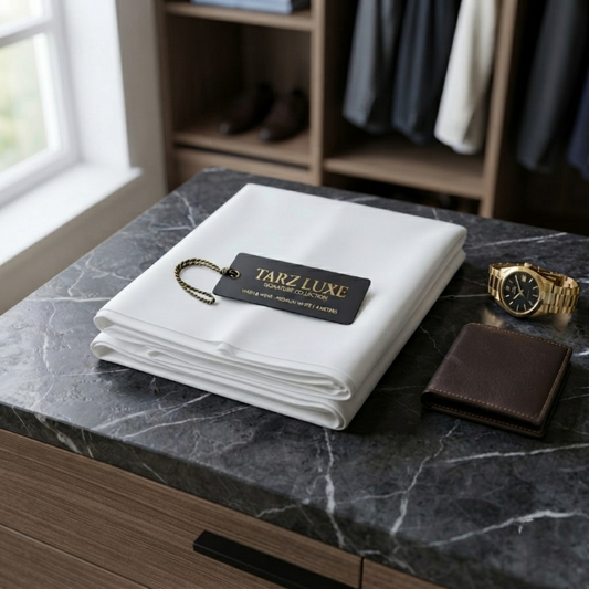 Tarz Luxe Signature Wash & Wear - Pristine White