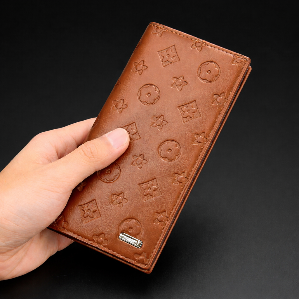 Tarz Luxe Monogram Luxe Zip Around Long Wallet