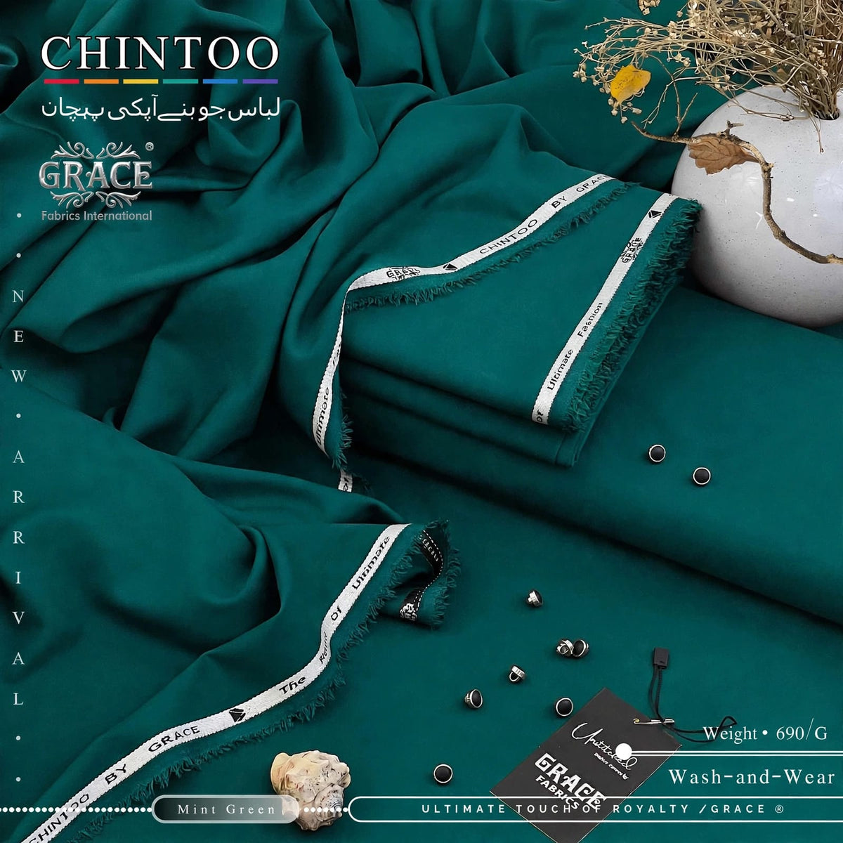 Tarz Luxe - Chintoo By Grace Wash 'n Wear | Premium Executive Fabric