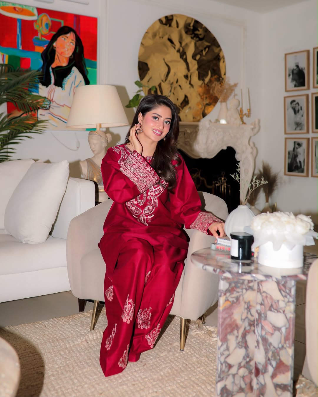 Tarz Luxe – Luxury Pure Shamoze Silk 2-Piece Ensemble