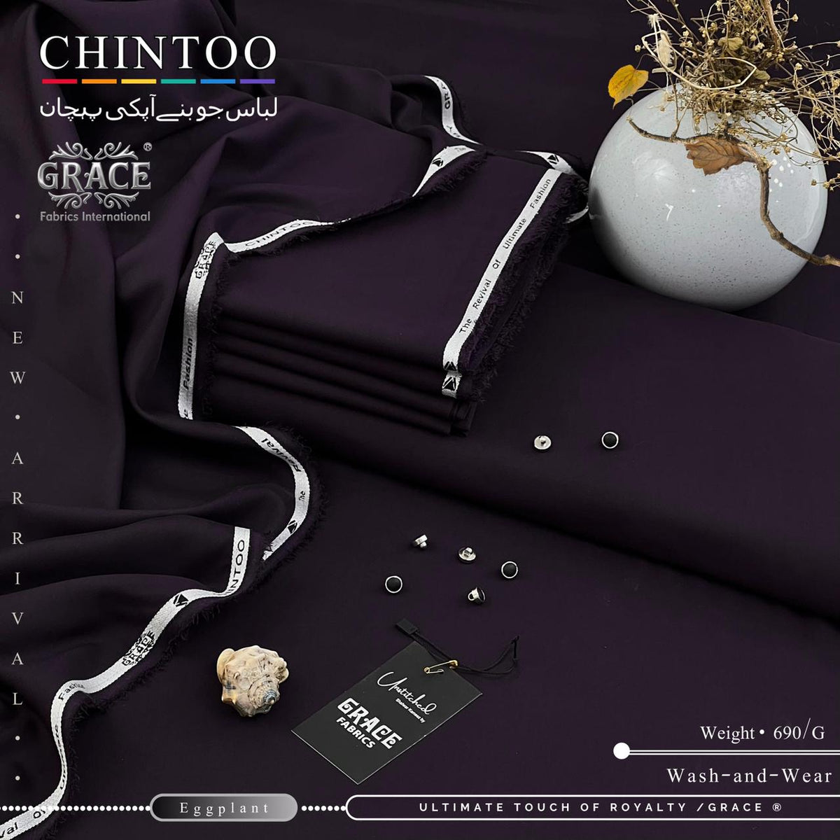 Tarz Luxe - Chintoo By Grace Wash 'n Wear | Premium Executive Fabric